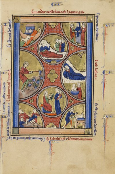 Scenes from the Lives of Noah and Abraham, c.1250-60 by French School